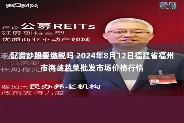 配资炒股要缴税吗 2024年8月12日福建省福州市海峡蔬菜批发市场价格行情