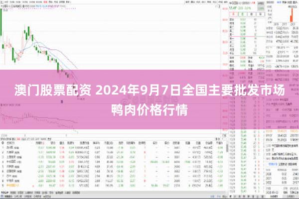 澳门股票配资 2024年9月7日全国主要批发市场鸭肉价格行情