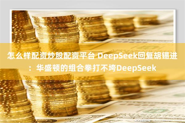 怎么样配资炒股配资平台 DeepSeek回复胡锡进：华盛顿的组合拳打不垮DeepSeek